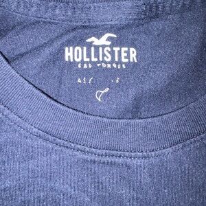 Hollister Deep Blue Crewneck Tee